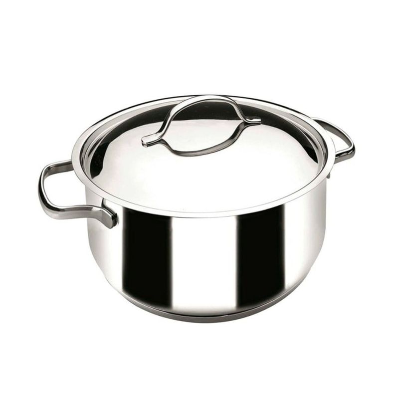 Cacerola con Tapa 1,5lt Acero Inoxidable Basic Lacor-0