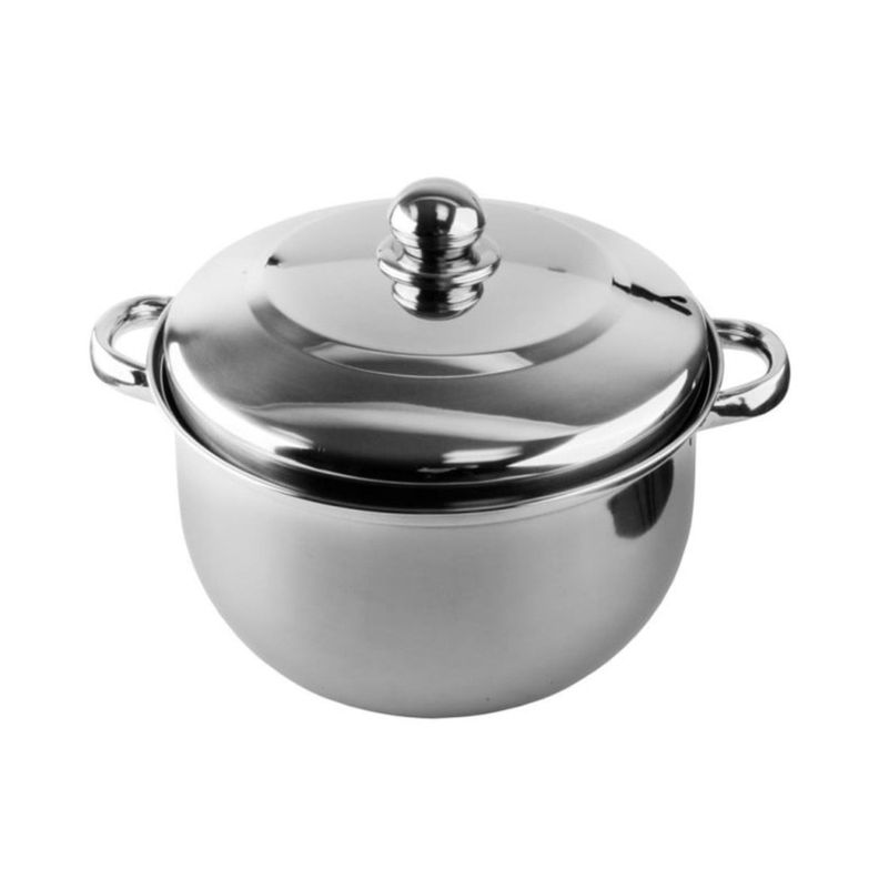Cacerola 9,5lt 30x14cm Acero Inoxidable Wolfen-0