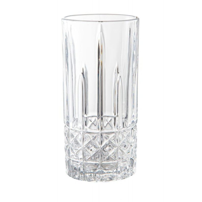 Set 6 Vasos Alto 36cl Vintage Vidrio Transparente FTA-0
