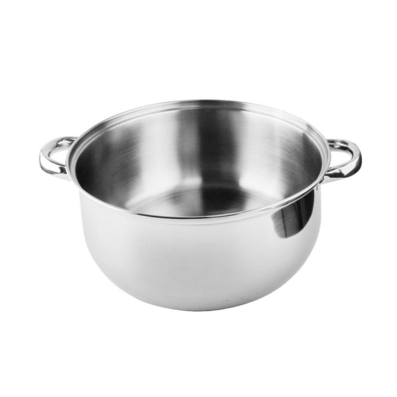 Cacerola 8,5lt 28x14cm Acero Inoxidable Wolfen-2