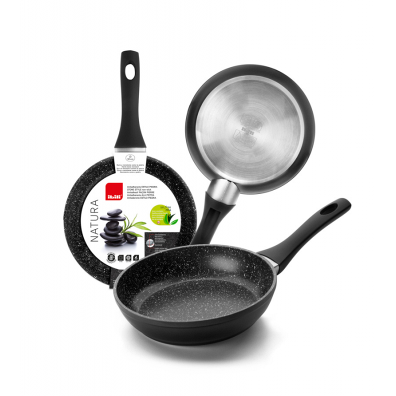 Sartén 28cm Negro Natura Ibili-1