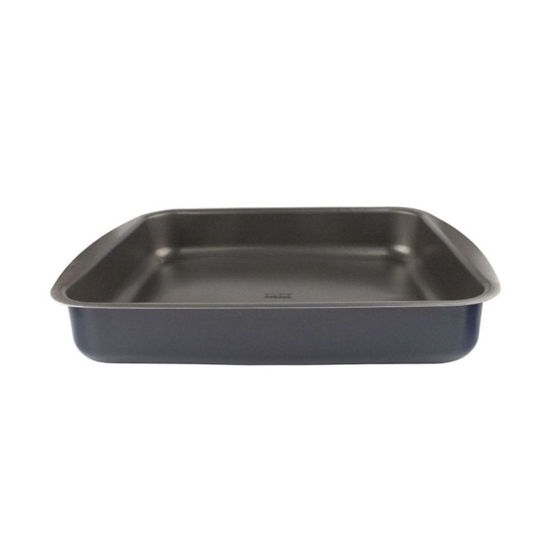 Asadera Antiadherente 40x33x7cm Blu Ibili-0