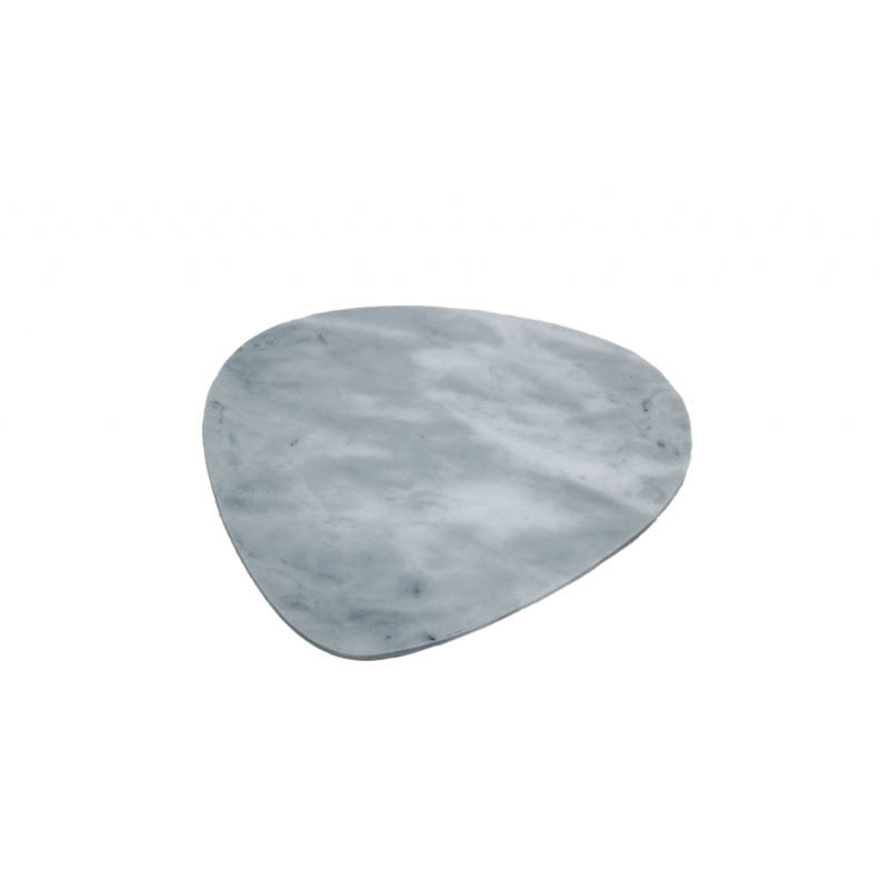 Tabla para Picar Irregular 30x25cm Marmol Blanco Lugano-0