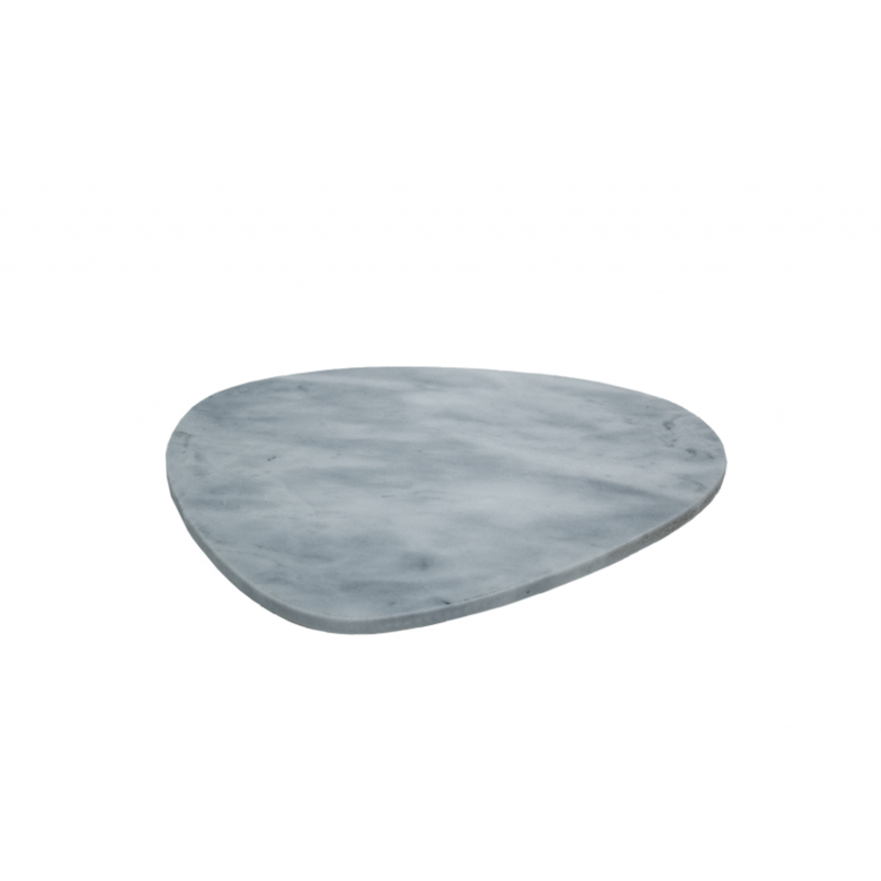 Tabla para Picar Irregular 30x25cm Marmol Blanco Lugano-2