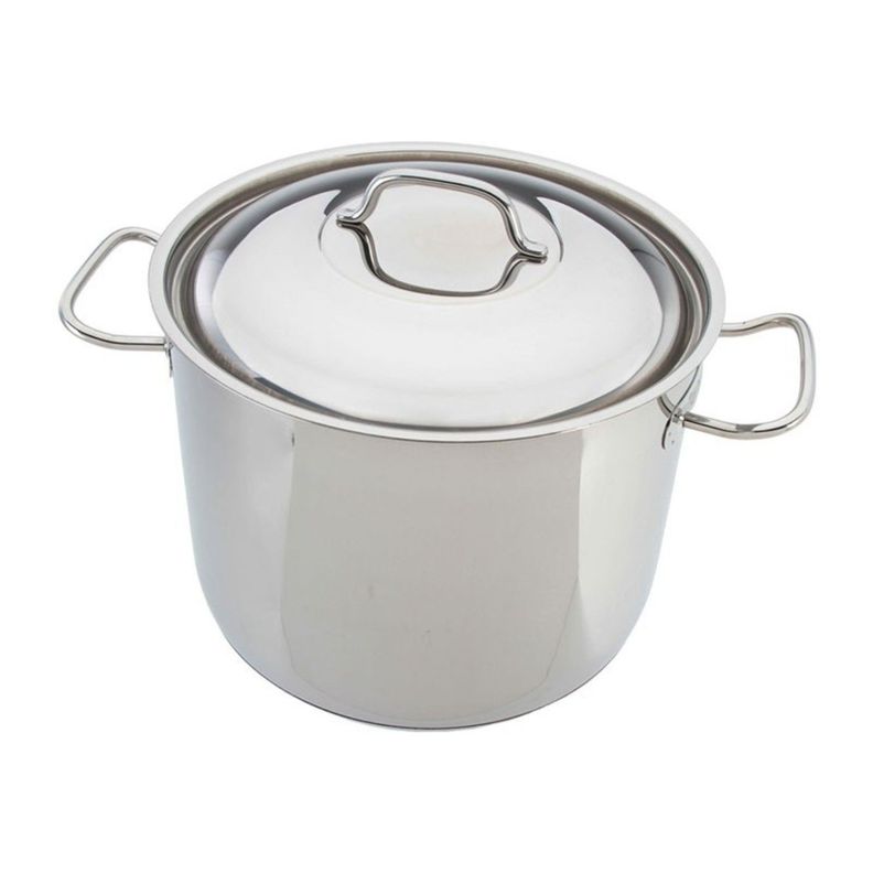 Olla con Tapa y Asas 13,5lt Acero Inoxidable 28x22cm Lacor-2