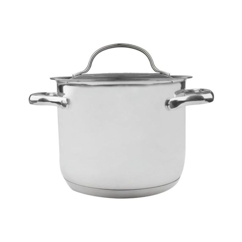 Olla Recta con Tapa 2,5lt Acero Inoxidable 16cm Basic Lacor-0