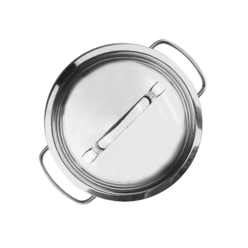 Olla Recta con Tapa 2,5lt Acero Inoxidable 16cm Basic Lacor-1