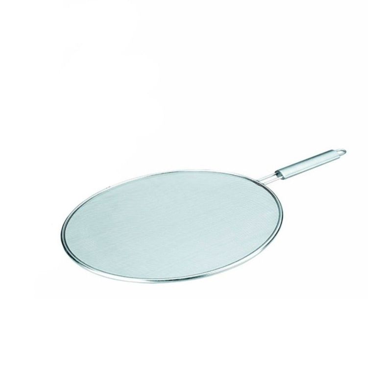 Tapa Anti Salpicaduras Acero Inoxidable 29cm Ibili Gris