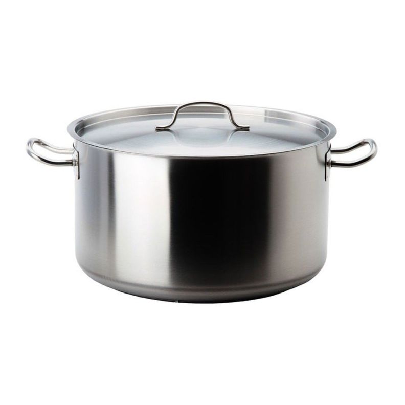 Cacerola con Tapa y Asas 44lt Acero Inoxidable Lacor-0