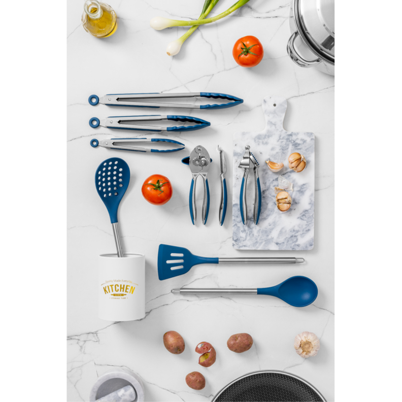Pelador Verduras Silicona Azul FTA-3