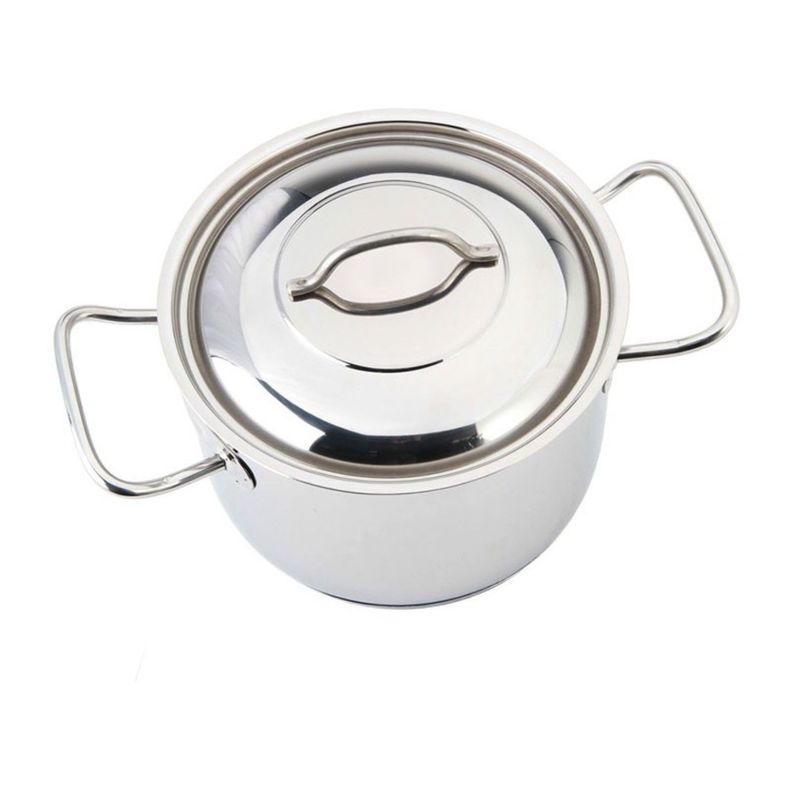 Olla con Tapa y Asas 4,5lt Acero Inoxidable Lacor-2