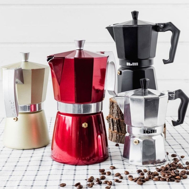 Cafetera Italiana Express 300ml Aluminio Bahia Ibili-1
