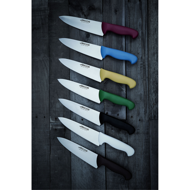 Cuchillo Medio Golpe Verde 25cm Acero Inoxidable Arcos-1