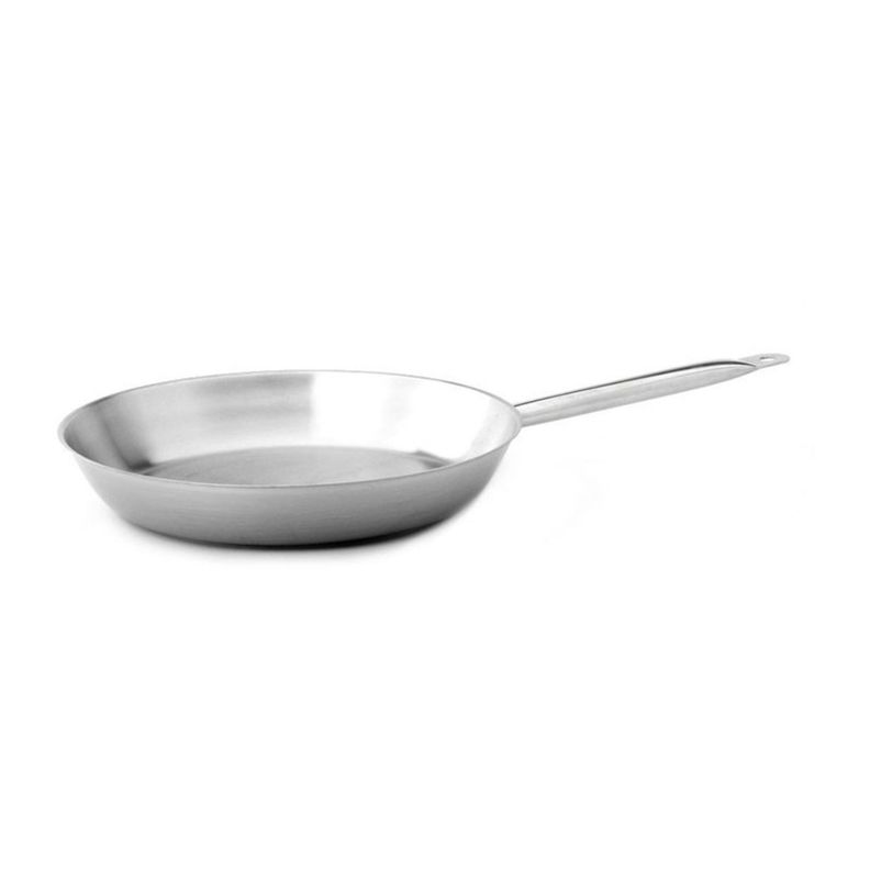 Sarten con Mango Atermico Acero Inoxidable 28cm Lacor Gris
