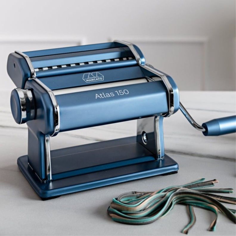 Máquina para Pastas Atlas 150 Powder Azul Acero Inox Arcos-2