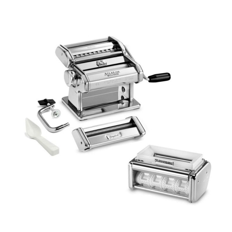 Máquina Pastas 5 Tipos Atlas 150 Acero Marcato-2