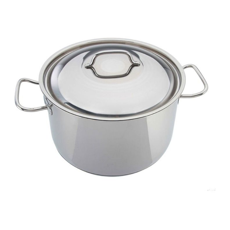 Olla con Tapa y Asas 10lt Acero Inoxidable 28x17cm Lacor-2