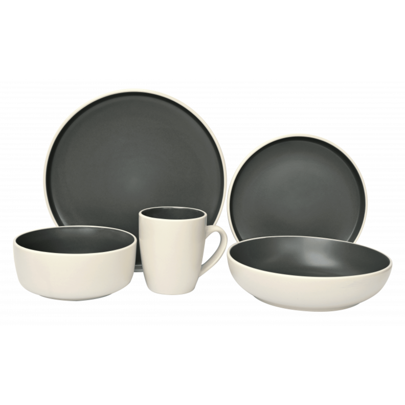 Set de Vajilla 20pzs Olive Cerámica Arena Lugano-0