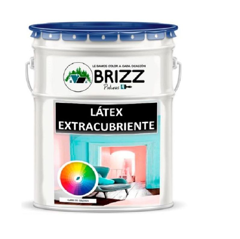 Galon Latex Extracubriente Baum Colorbrizz  Verde Muzgo-0