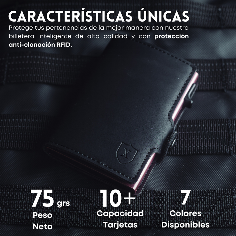Billetera Tarjetero Pink Black | Xclusive.-1