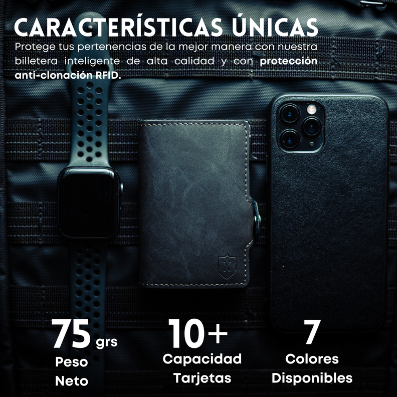 Billetera Tarjetero Dark Grey | Xclusive.-1