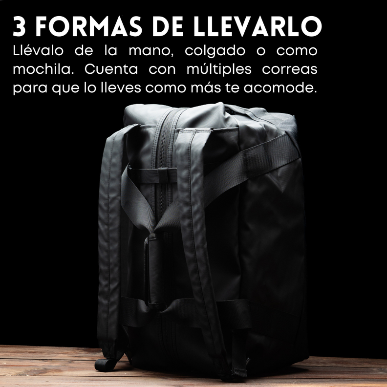 Bolso Deportivo de Lujo Impermeable 35L Negro | Xclusive-3