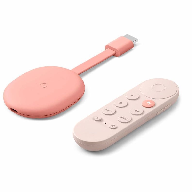 Chromecast con Google TV 4K Rosado