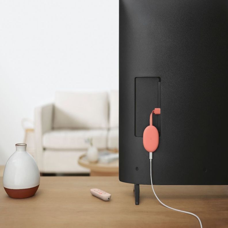 Chromecast con Google TV 4K Rosado Google | Paris.cl