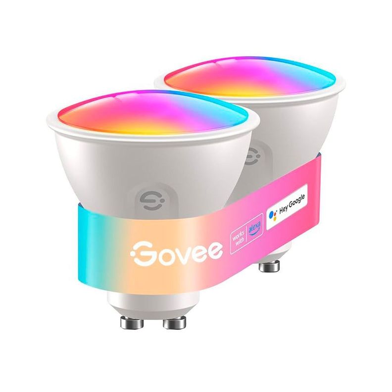 Set de 2x Ampolletas WiFi Smart GU10 RGBWW Blanco