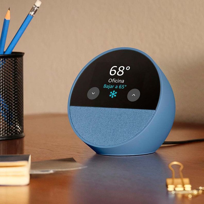 Alexa Echo Spot 2024 Blue-1