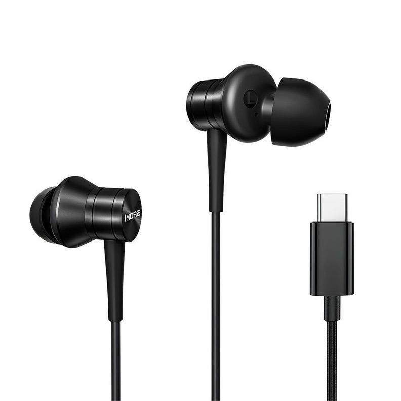 Audifonos In Ear HiFi Piston P20 con Cable USB-C Black Negro