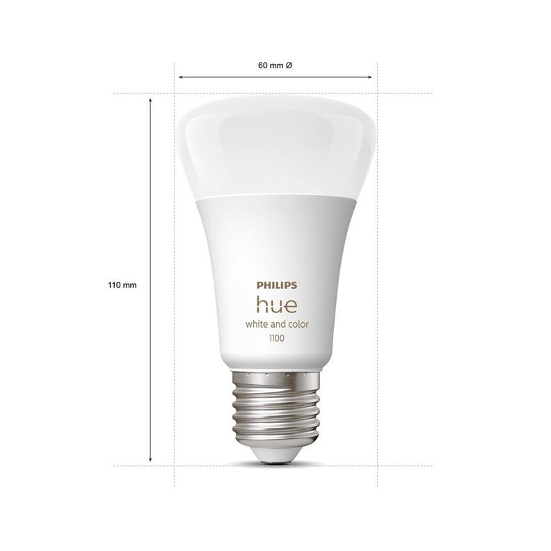 Kit  3 Ampolletas E27 + 1 Dimmer + Bridge-3