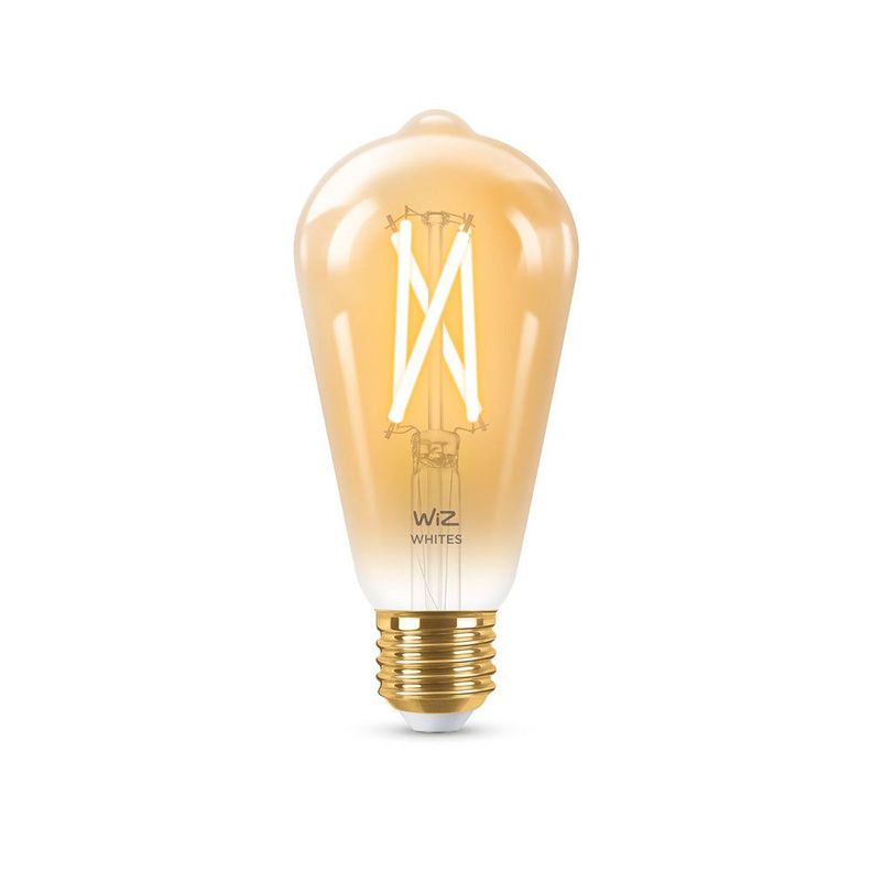 Ampolleta WiFi de filamento ámbar de 7W ST64 E27-0