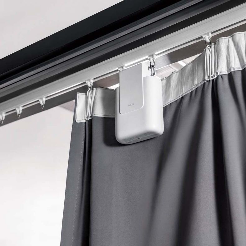 Pack Automatización 2x Riel Motor de Cortinas Aqara-1