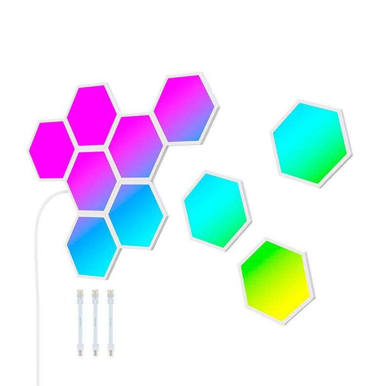 10 Paneles de Luz Hexagonales Glide-1