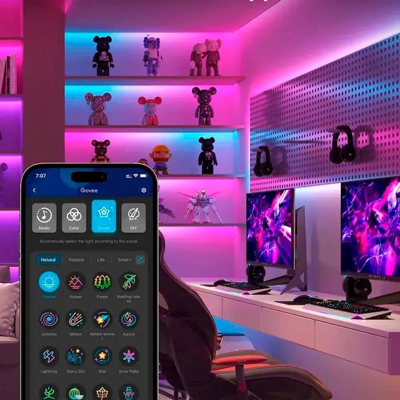 Tira Led con Revestimiento 10m WiFi + BT-1