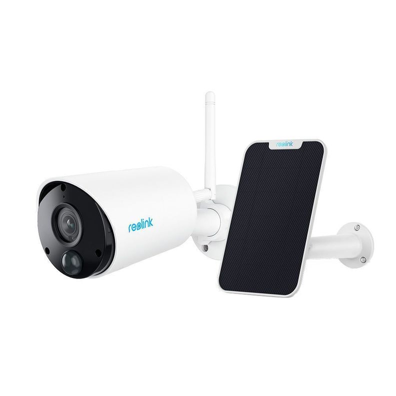 Kit Camara de Seguridad Argus Eco + Panel Solar 2 de 5,8W Blanco