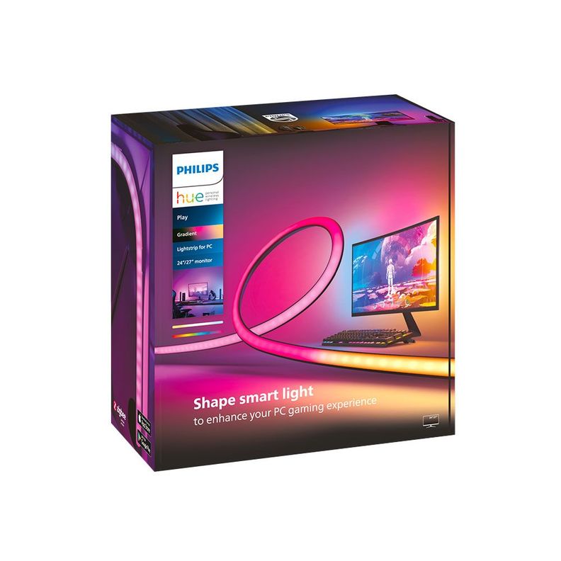 Tira Led Inteligente Hue Gradiente Rgb Monitor 24-27-0