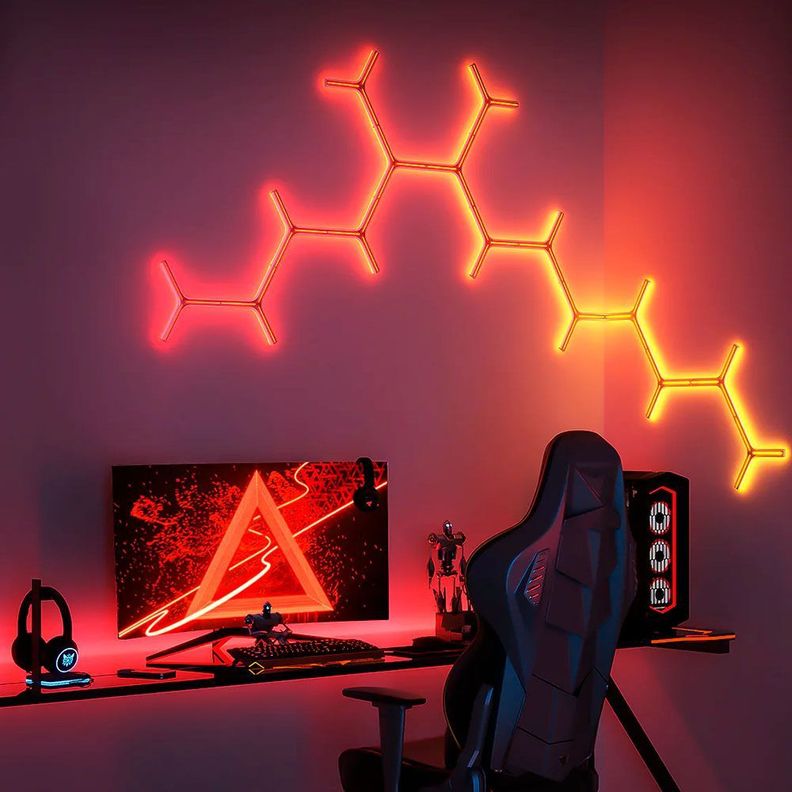 Luces de Pared Glide en Y RGBIC 7 Paneles -6