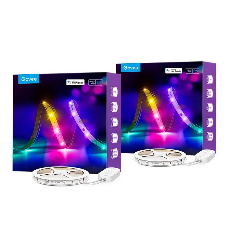 Pack 2x Tira de luces LED Govee RGBIC-0