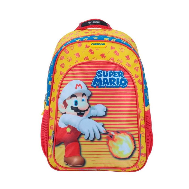 MOCHILA INFANTIL SUPER MARIO BROS ORIGINAL FUEGO-1