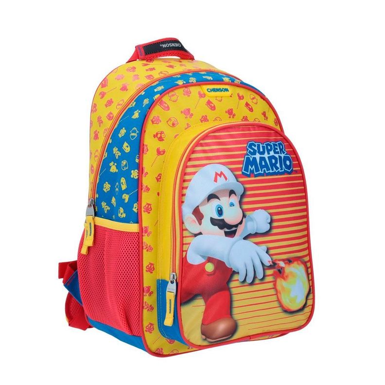 MOCHILA INFANTIL SUPER MARIO BROS ORIGINAL FUEGO-3
