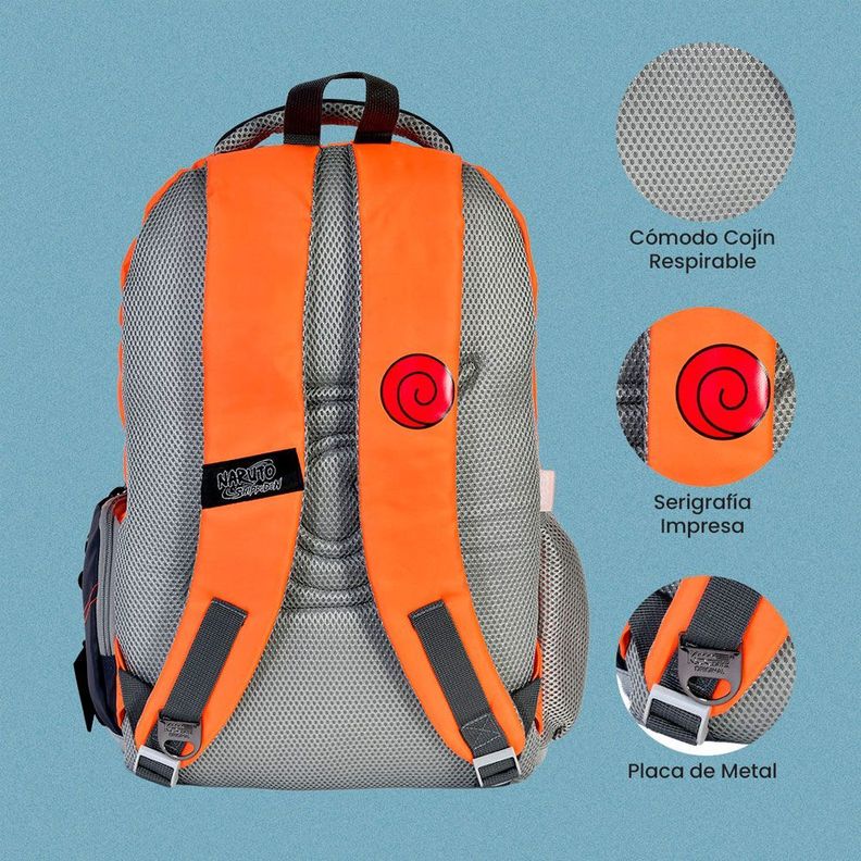 MOCHILA PREMIUM ORIGINAL NARUTO SHIPPUDEN NARUTO JINCHURIKI-4