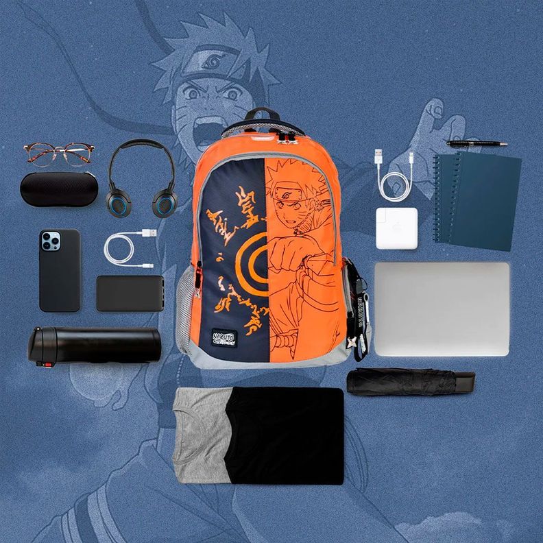 MOCHILA PREMIUM ORIGINAL NARUTO SHIPPUDEN NARUTO JINCHURIKI-6
