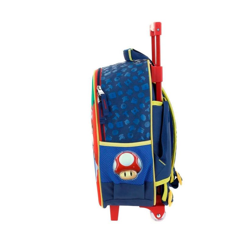 MOCHILA RUEDAS INFANTIL ORIGINAL SUPER MARIO BROS MARIO & LUIGI-6