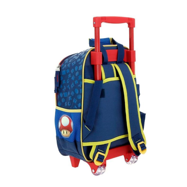 MOCHILA RUEDAS INFANTIL ORIGINAL SUPER MARIO BROS MARIO & LUIGI-7