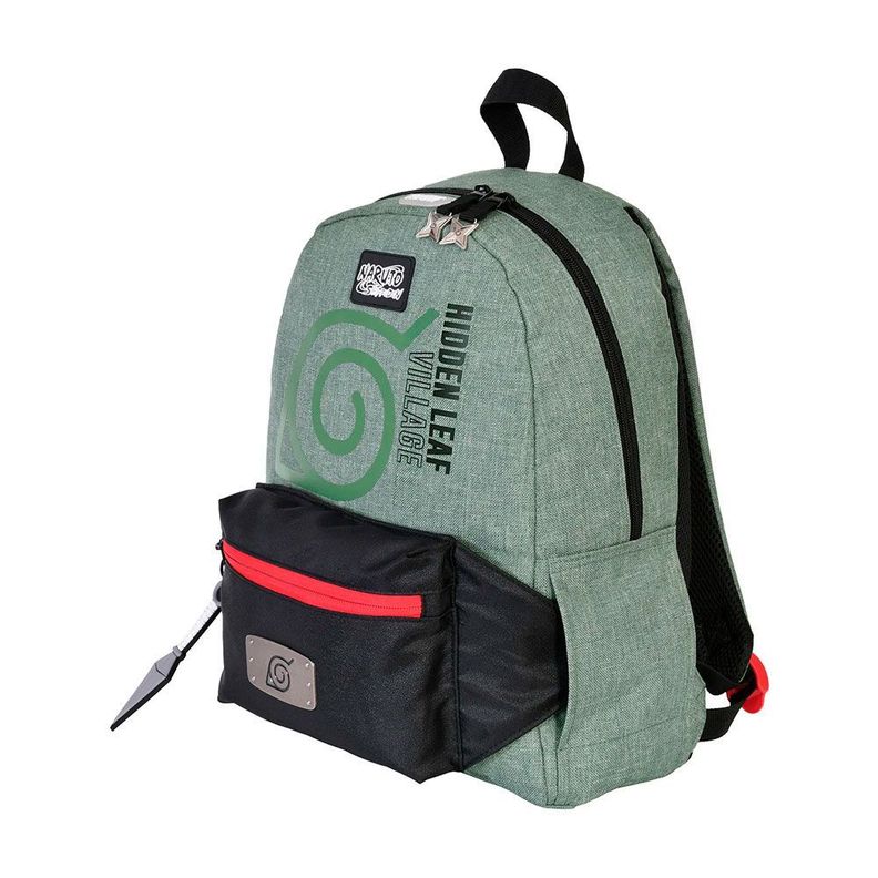 MOCHILA PREMIUM ORIGINAL NARUTO SHIPPUDEN ALDEA HOJA-1