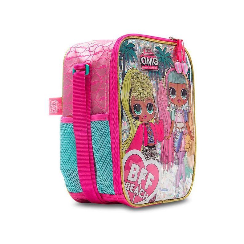 LONCHERA OMG LOL SURPRISE PRINT ROSA OMG007-LB044A-1