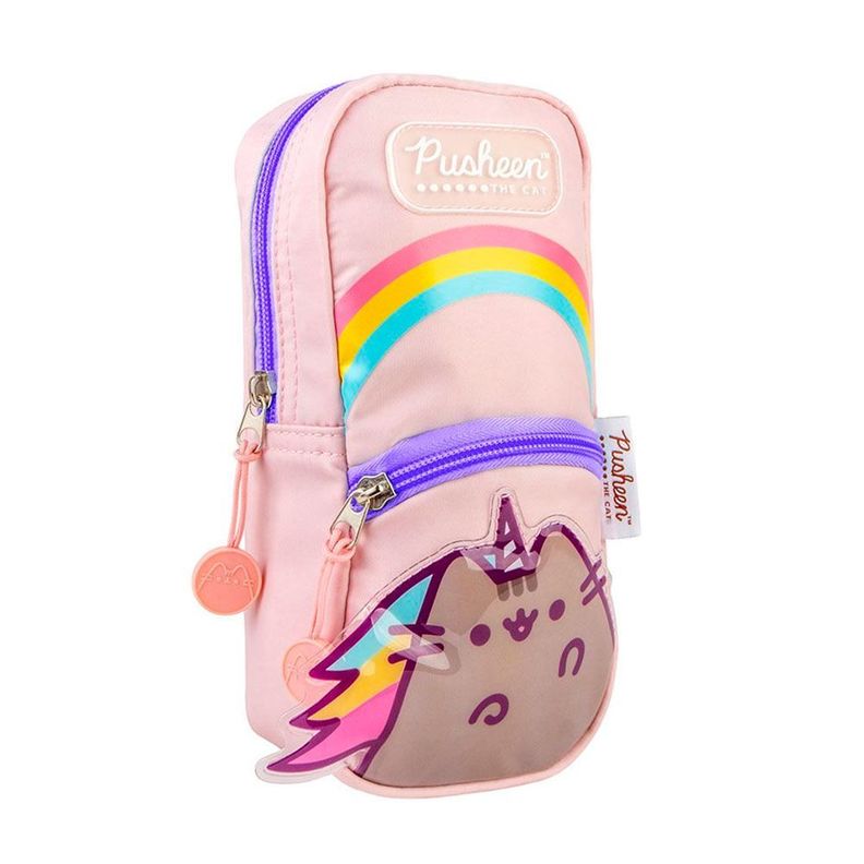 ESTUCHE LAPICES ORIGINAL NIÑA PUSHEEN THE CAT ROSA-0