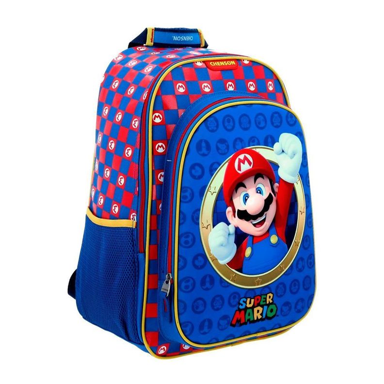MOCHILA INFANTIL ORIGINAL SUPER MARIO BROS -5